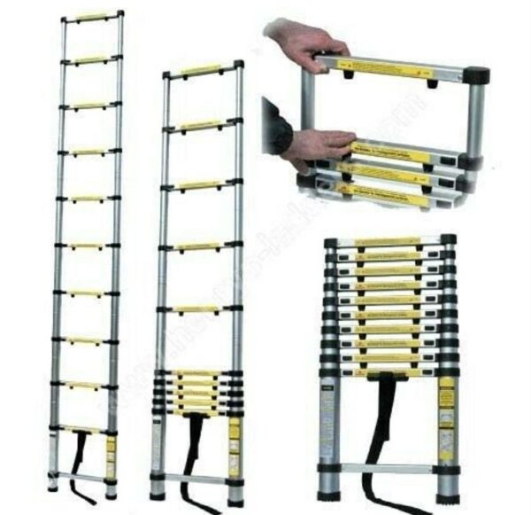 TELESKOPSKE ALUMINIJUMSKE LJESTVE 3,2M DUŽINE