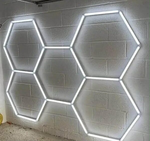 Hexagon led svjetla za garažu salone poslovne prostore