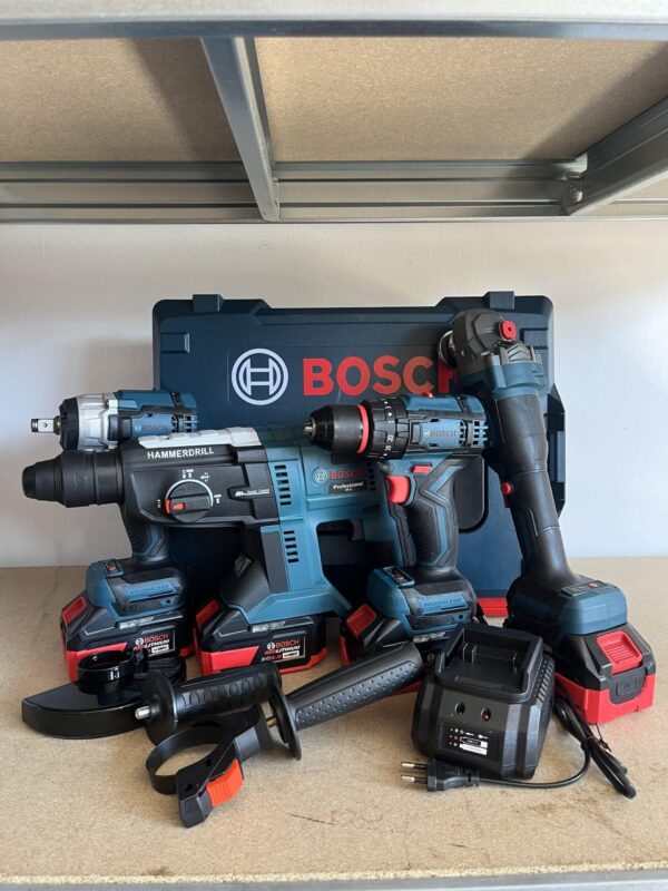 BOSCH 4u1 aku bušilica, brusilica, štemalica i odvijač 98V